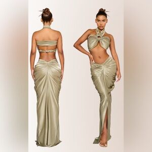 LAUCALA SKIRT & TOP - SATIVA GREEN